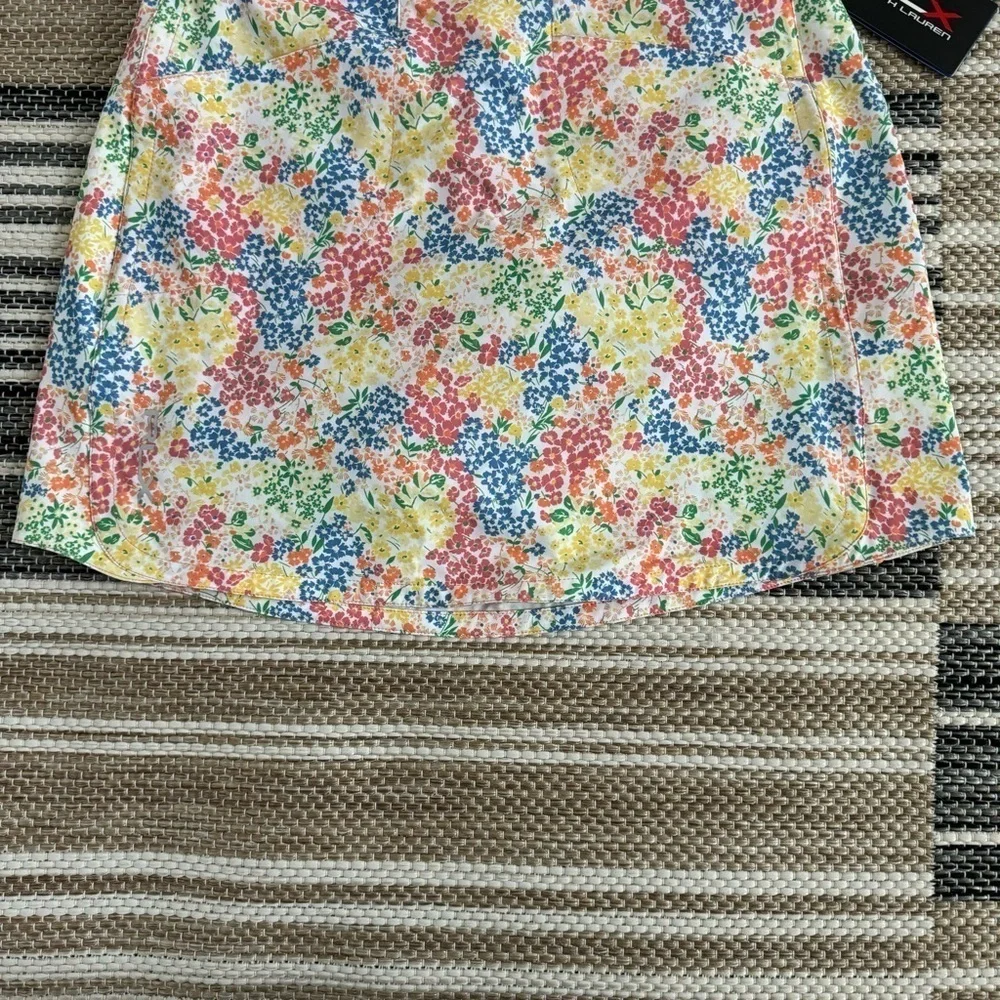 RLX Ralph Lauren Floral Golf Skort Pull On‎ Size Large